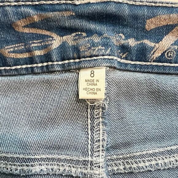 Seven7 High Rise Stovepipe Straight Jeans, size 8, 26” inseam - Picture 6 of 10